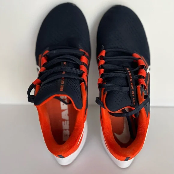 Nike zoom Pegasus 38 running shoe NFL Chicago bears men’s size 10.5 - Picture 7 of 13